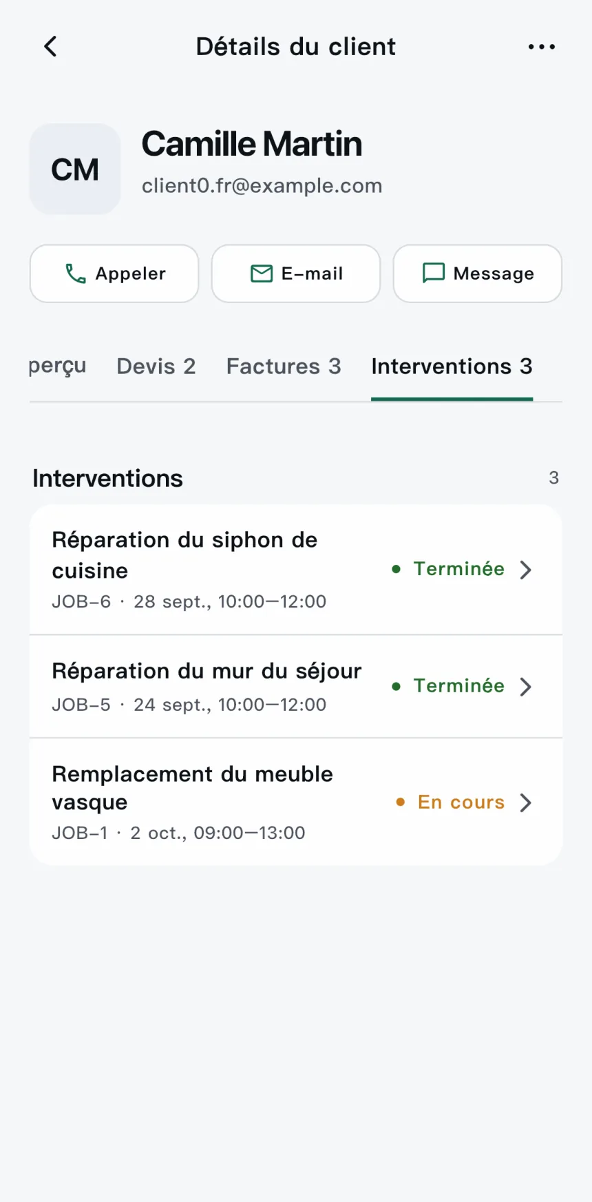 Scope — Vos clients à portée de main.