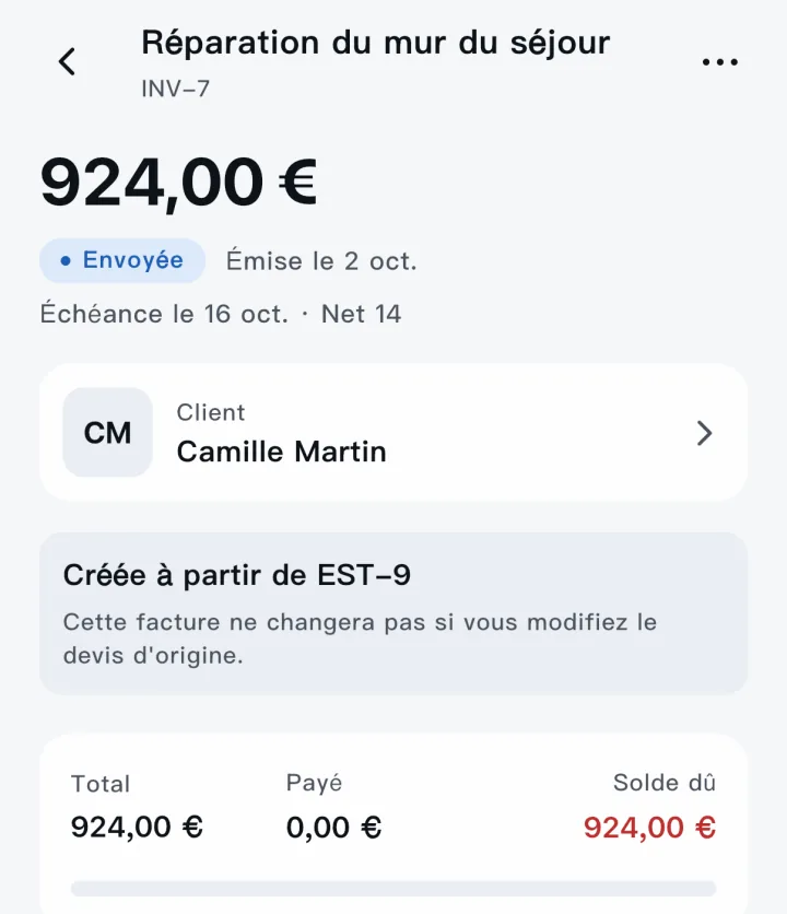 Scope — Facture