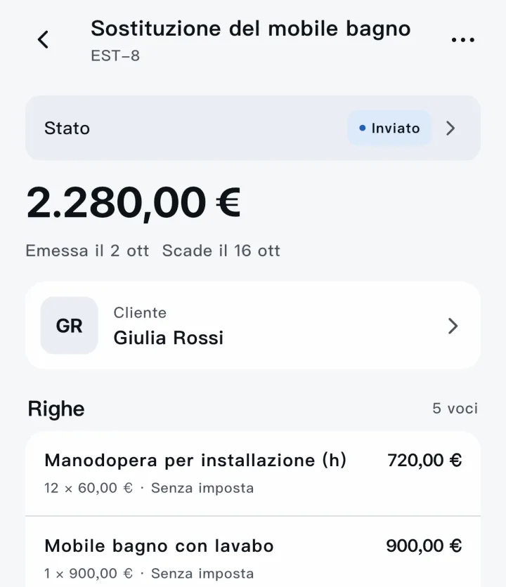Scope — Preventivo
