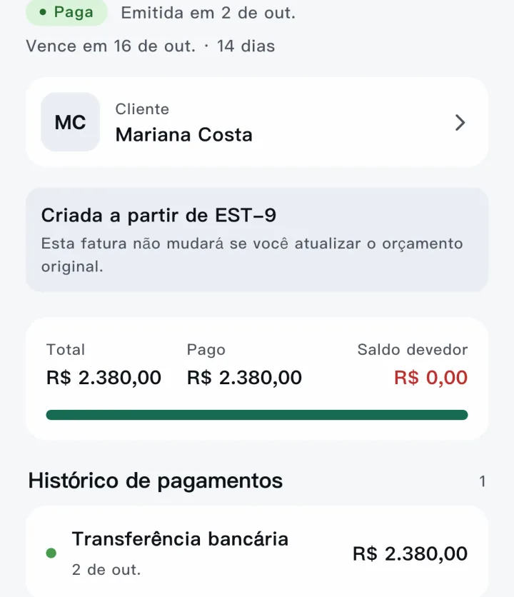 Scope — Recebido