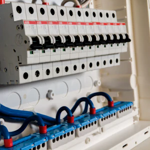 New breaker panel after the upgrade
