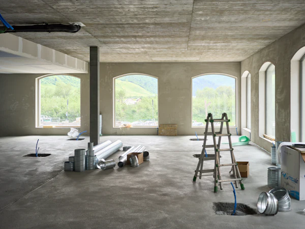 Living room before painting